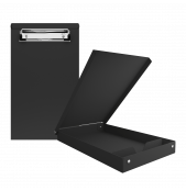 Aluminum Memo Storage Clipboard - Black